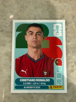 Ronaldo 2026 Panini sticker