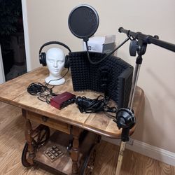 Complete Home Recording Studio Set – Focusrite + Audio-Technica + Mic Shield