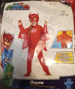 PJ Masks Owlette Toddler Costume Size L (4-6X)