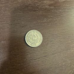 1969 Guatemalan 10 Centavos Coin