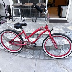 24” Chicago Bulls Championship Tribute Women’s Beach Cruiser 