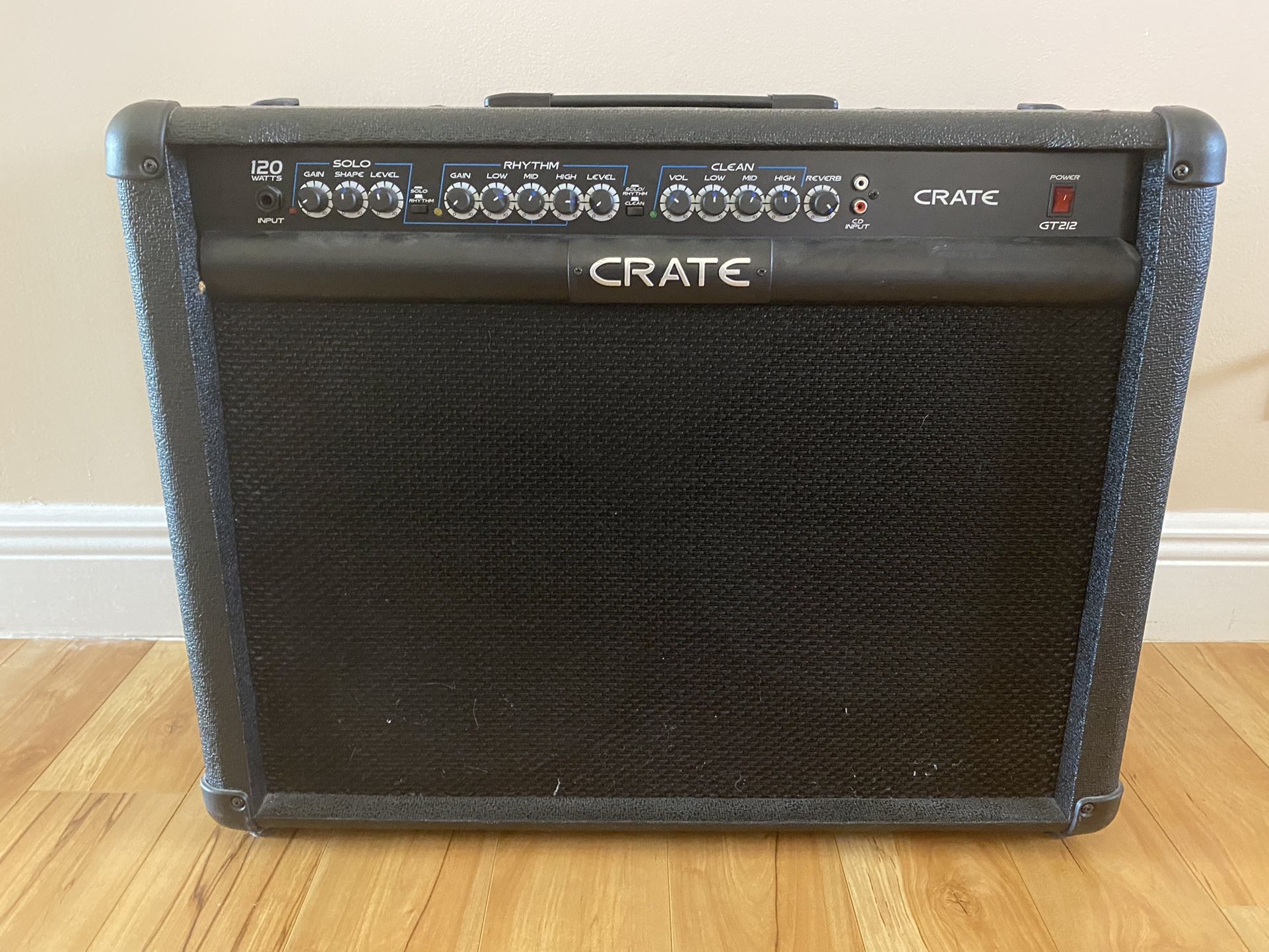 Crate GT212 Combo Guitar Amplifier (120 Watts, 2x12 in.)