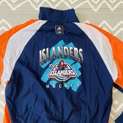 Vintage New York Islanders Fisherman Starter Jersey Size Medium Blue Ice  Hockey