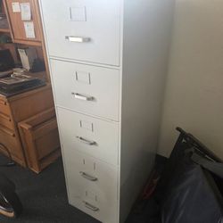 5-Drawer Vertical Metal Filing Cabinet