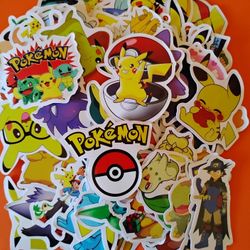 Pokemon Sticker lot of 100 
