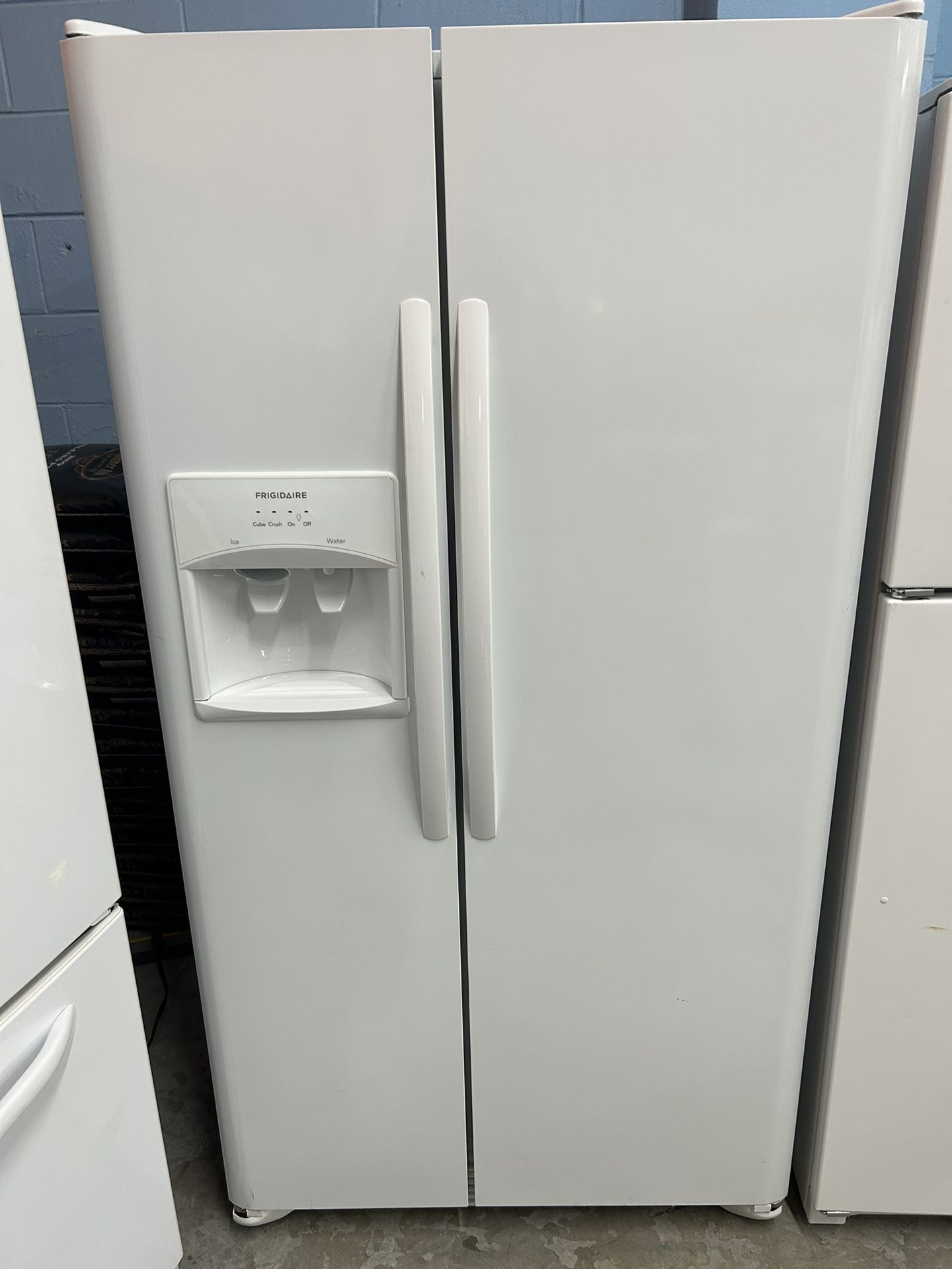 White Side By Side Refrigerator