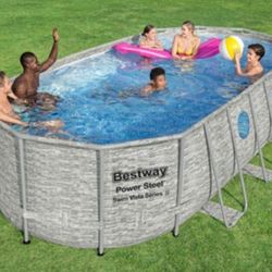 Brand New 18x9x48 Swimming Pool Includes Filter,pump,ladder, And Cover