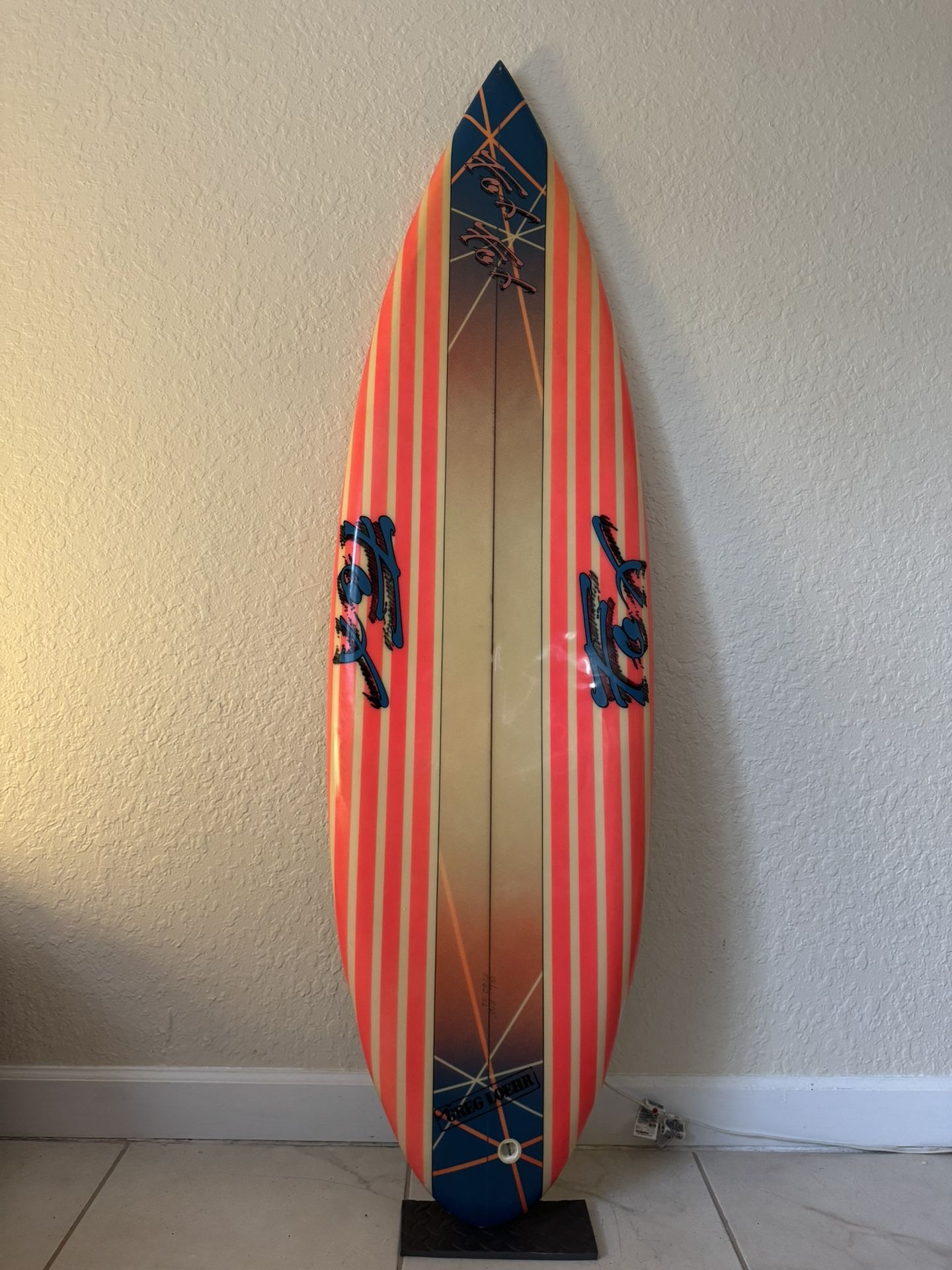 GregLoehr 80s Fox Surfboard