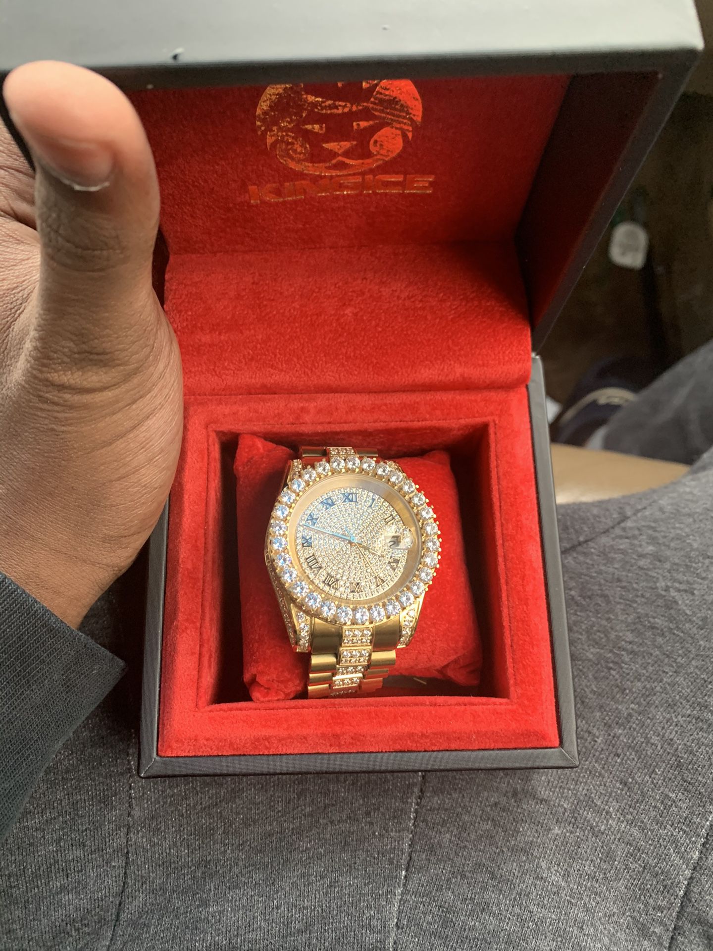 KingIce 14k Gold watch