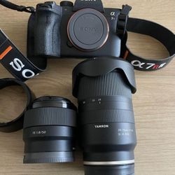 Sony A7riv With Lens 
