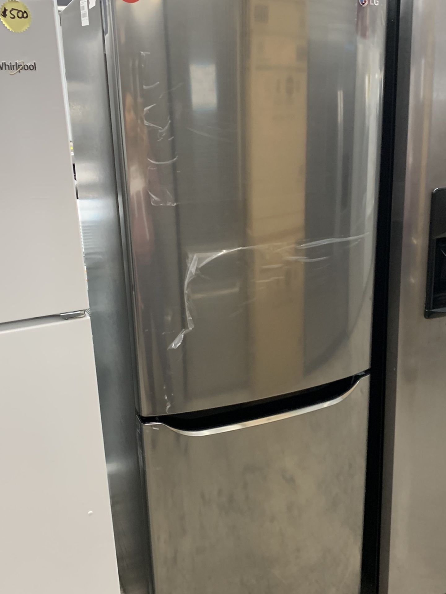 LG 24” Bottom Freezer In Stainless Steel New Open Box