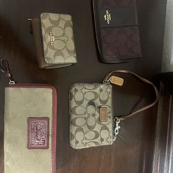 Coach Wallets and Wristlets $25 Each Or BO For All
