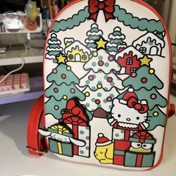 Loungefly Hello Kitty & Friends Christmas Holiday Mini Backpack – Sanrio – Great Condition