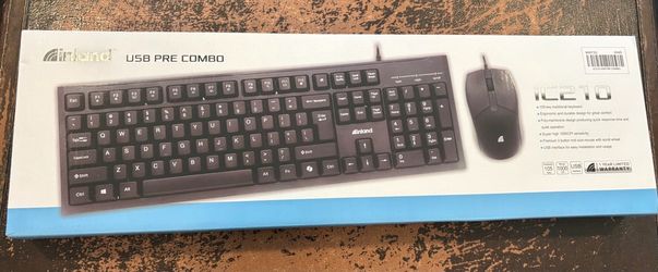 Inland USB Pre Combo (ic210) - Wired keyboard and mouse