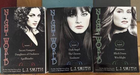 Lot of 3 Night World Complete Series Books 1-9 by L J Smith 9 Titles In 3 Books