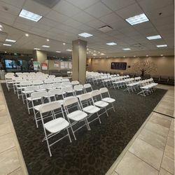 White Folding Chairs For Sale $11 Each