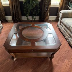 Glass Top Coffee Table