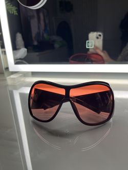 Large Red Sunglasses