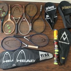 Tennis Racquets And Balls
