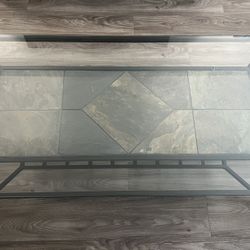 Glass Coffee Table And 2 End Tables