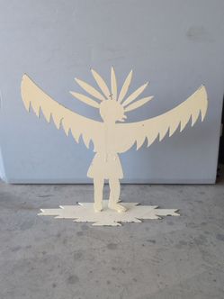 Metal Eagle Dancer Decor