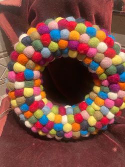 Colorful Woven Wreath
