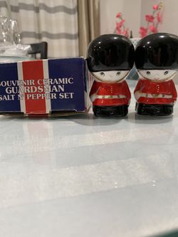 Collection of porcelain and ceramic salt and pepper shaker