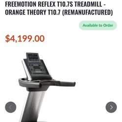  Freemotion Reflex T10.7S Treadmills