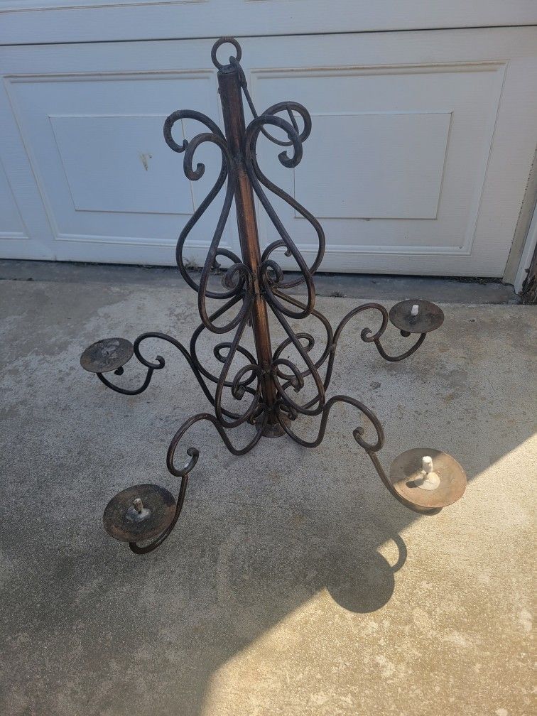 Metal Chandelier (None Electric)