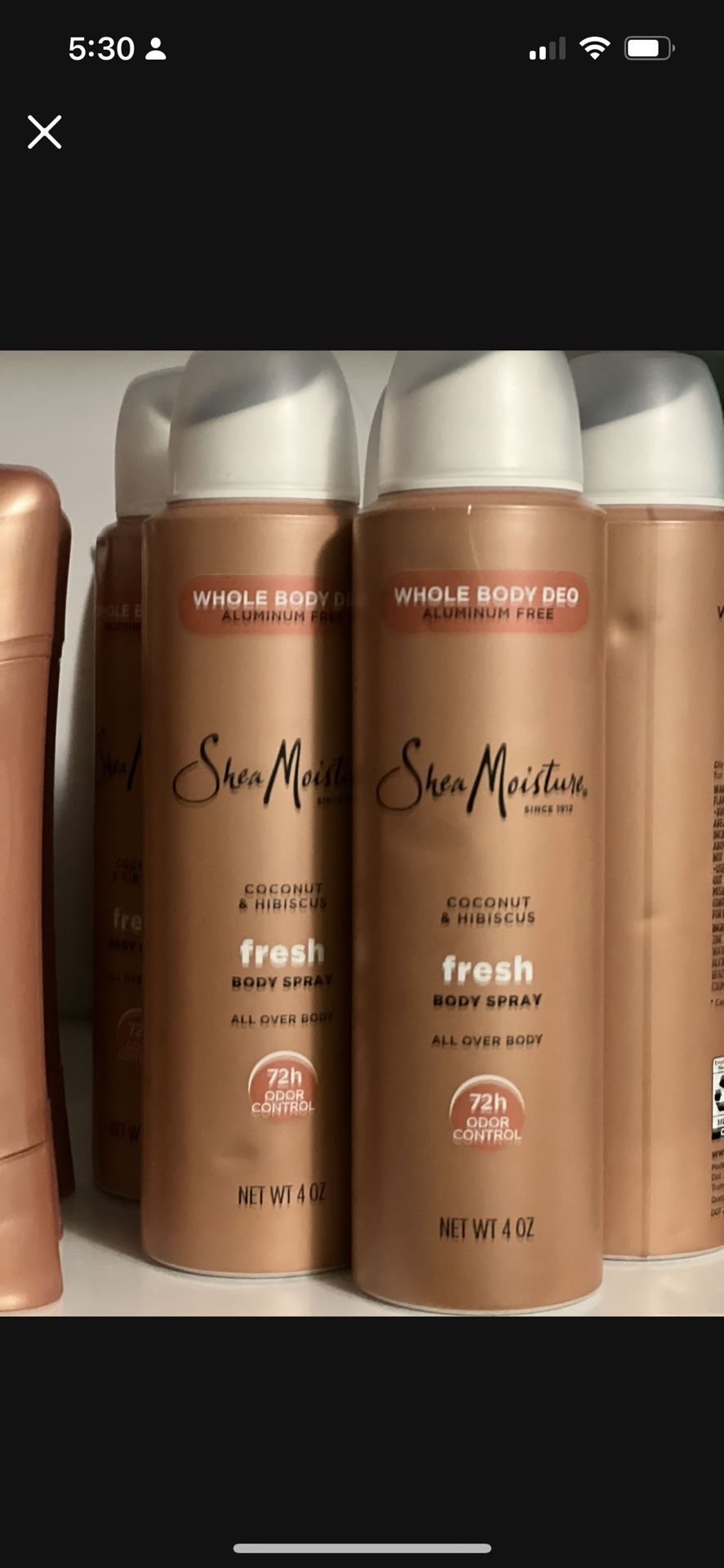 Shea Deodorant $5 Each
