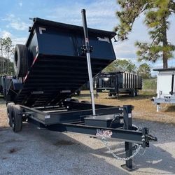AMP 7 × 14 Low Side Dump Trailer 14k