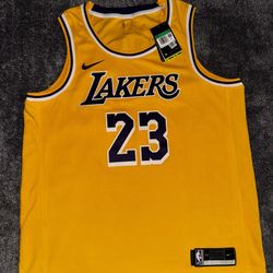 Nike Lakers LeBron James Home Jersey Sz.XL 