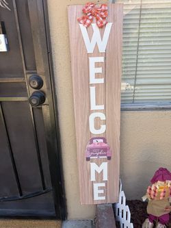 Fall welcome sign