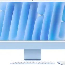 Apple iMac 24" Blue (256GB SSD, 16GB RAM, M4 10-Core CPU/10-Core GPU)