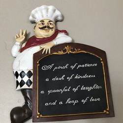 Chef for decor wall