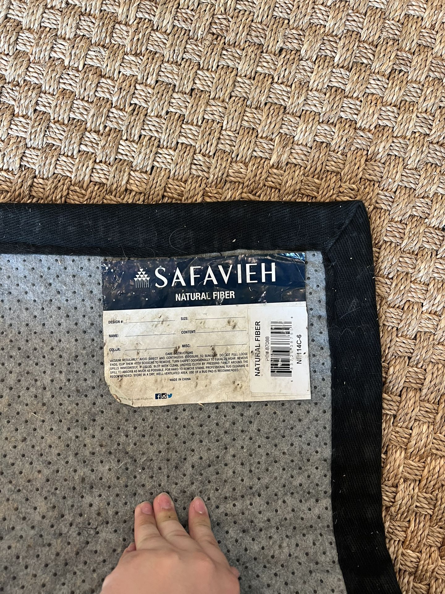 Jute Rug 6x9 for Sale in Snohomish, WA OfferUp