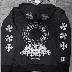 CHROME HEART HOODY BLACK NEW!