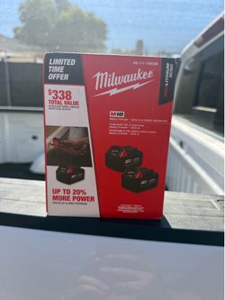 Milwaukee batteries