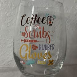 Nurse Wine Glass