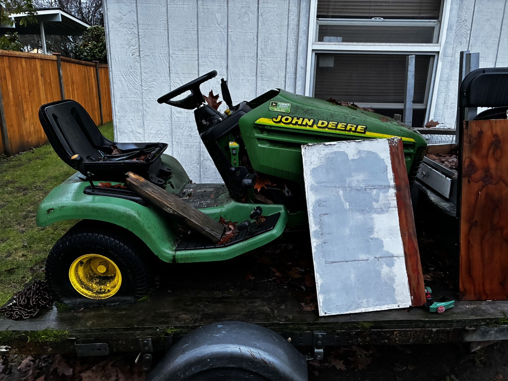 John Deer Riding Lawn Mower