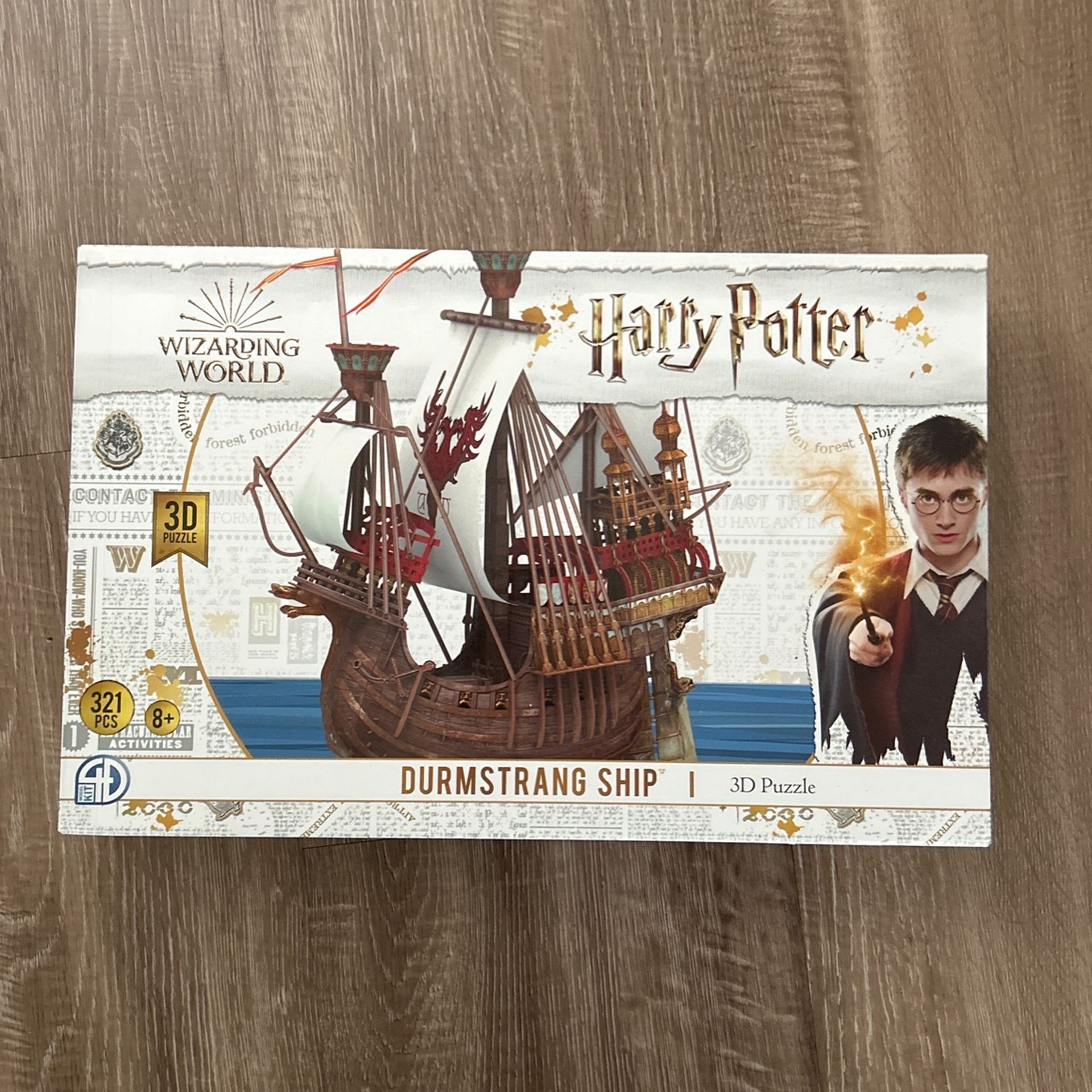 New And Unopened Visiting World, Harry Potter Durst Ship 3-D Puzzle