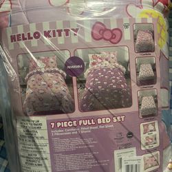 Hello Kitty Full Bed Set 