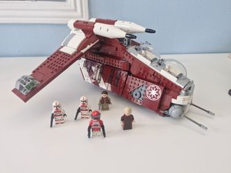 Lego Star Wars Coruscant Guard Gunship #75354 Complete with minifigs