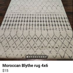 Moroccan Blythe Rug 4x6 