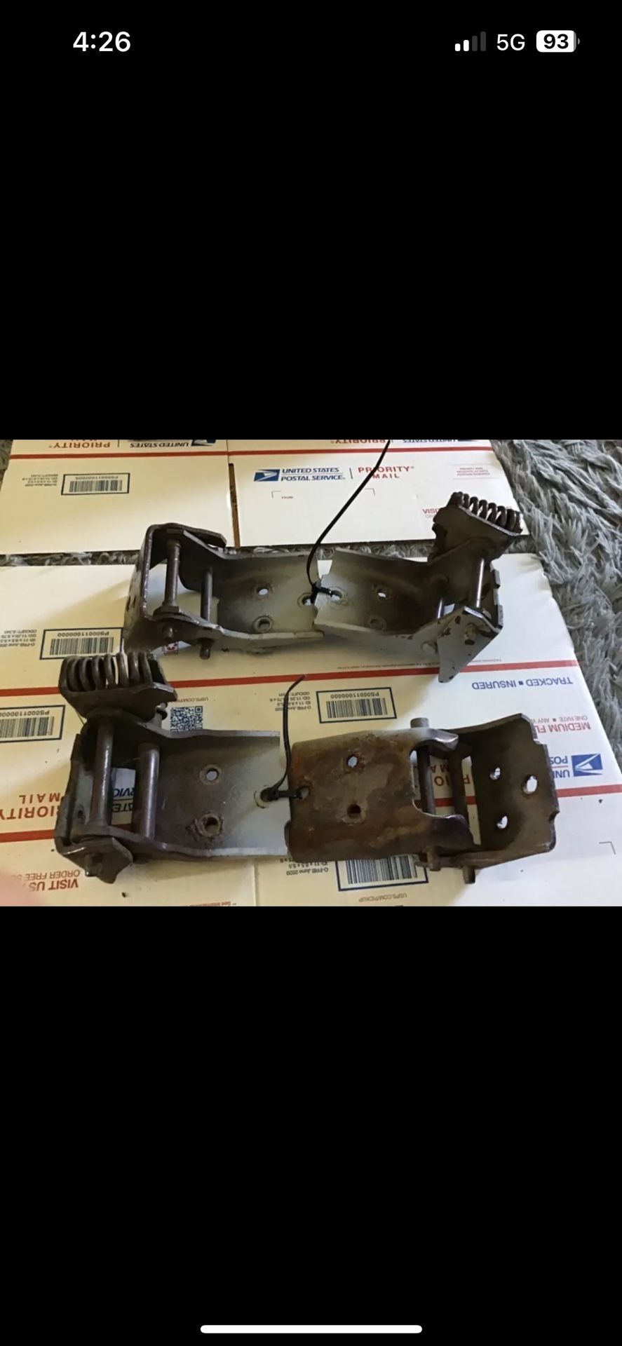 69 - 72 gm oemChevelle cutlass w30 lemans 442 GTO Skylark Front Door Hinges