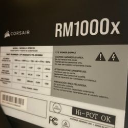 Corsair RM1000X PSU