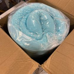 Nelaukoko 2 Inch Full Size Mattress Foam Topper Ventilated Gel Foam Mattress Pad, Double Size Memory Foam Mattress Topper