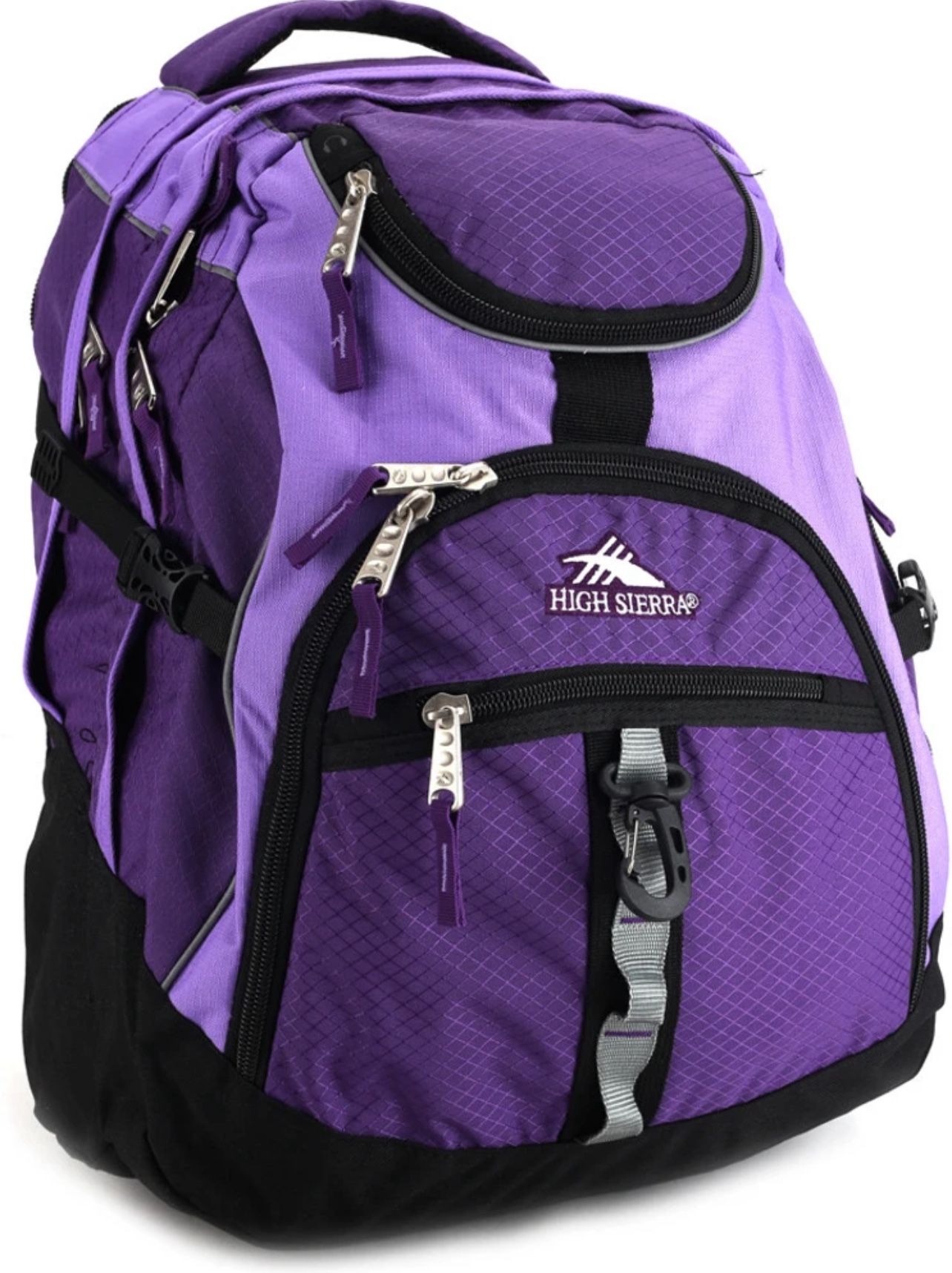 High Sierra Backpack, Purple. Brand New