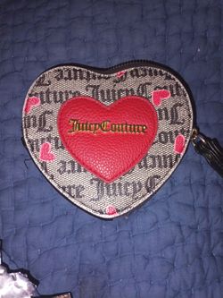 Juicy Couture Heart-Shaped Coin Purse
