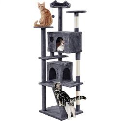 XL Cat Tree 80in Multi-Level Cat Tower
